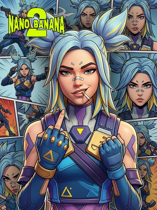 Neon AI effects generated image