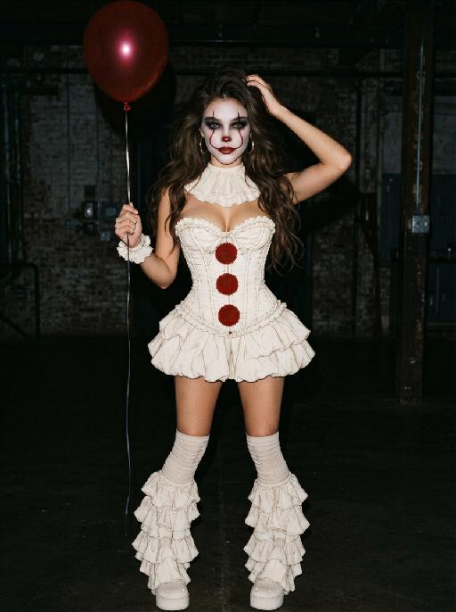 Crimson Clown AI effects generated image
