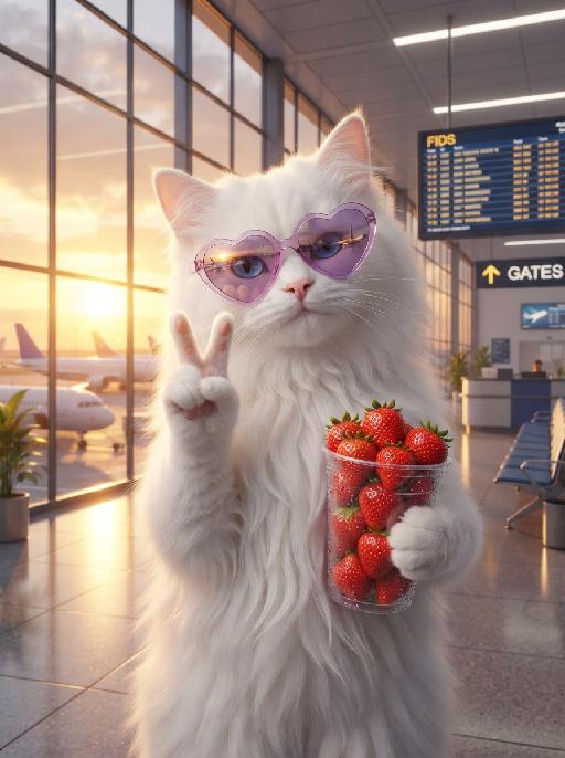 Airport Shot AI effects generated image