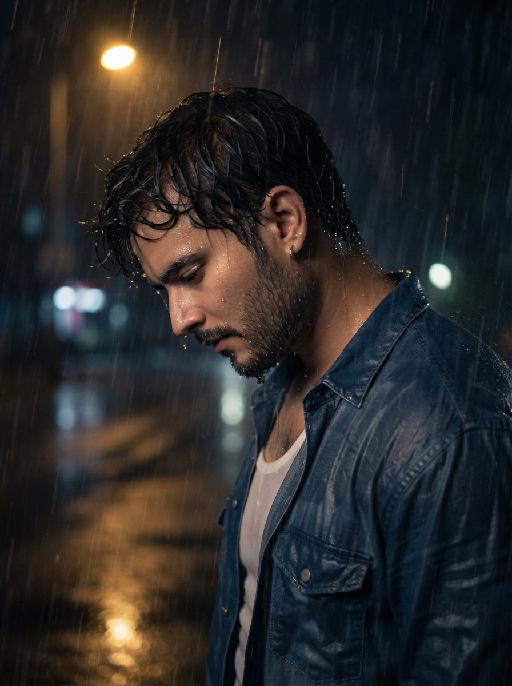 Silent Rain AI effects generated image