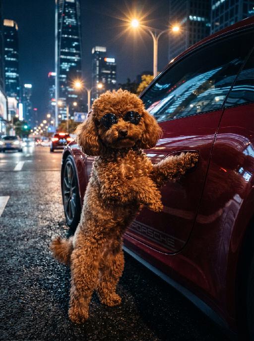 Luxury Car AI effects generated image