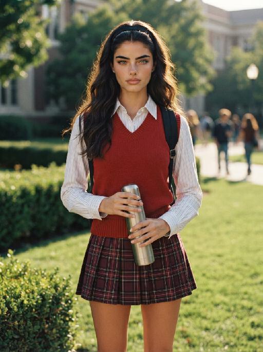 Preppy Days AI effects generated image