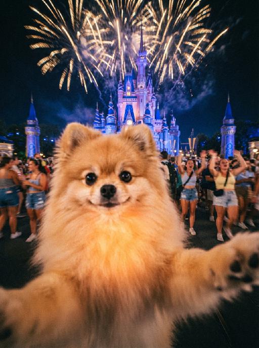Castle Selfie AI effects generated image