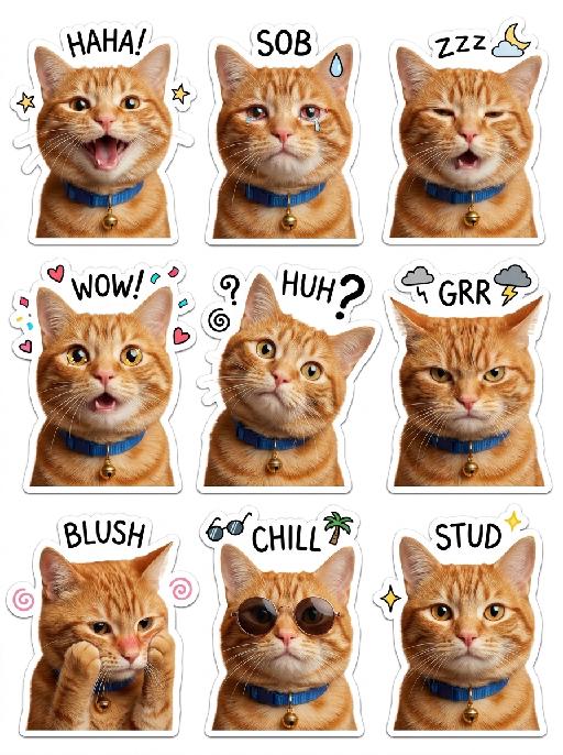 Pet Sticker AI effects generated image