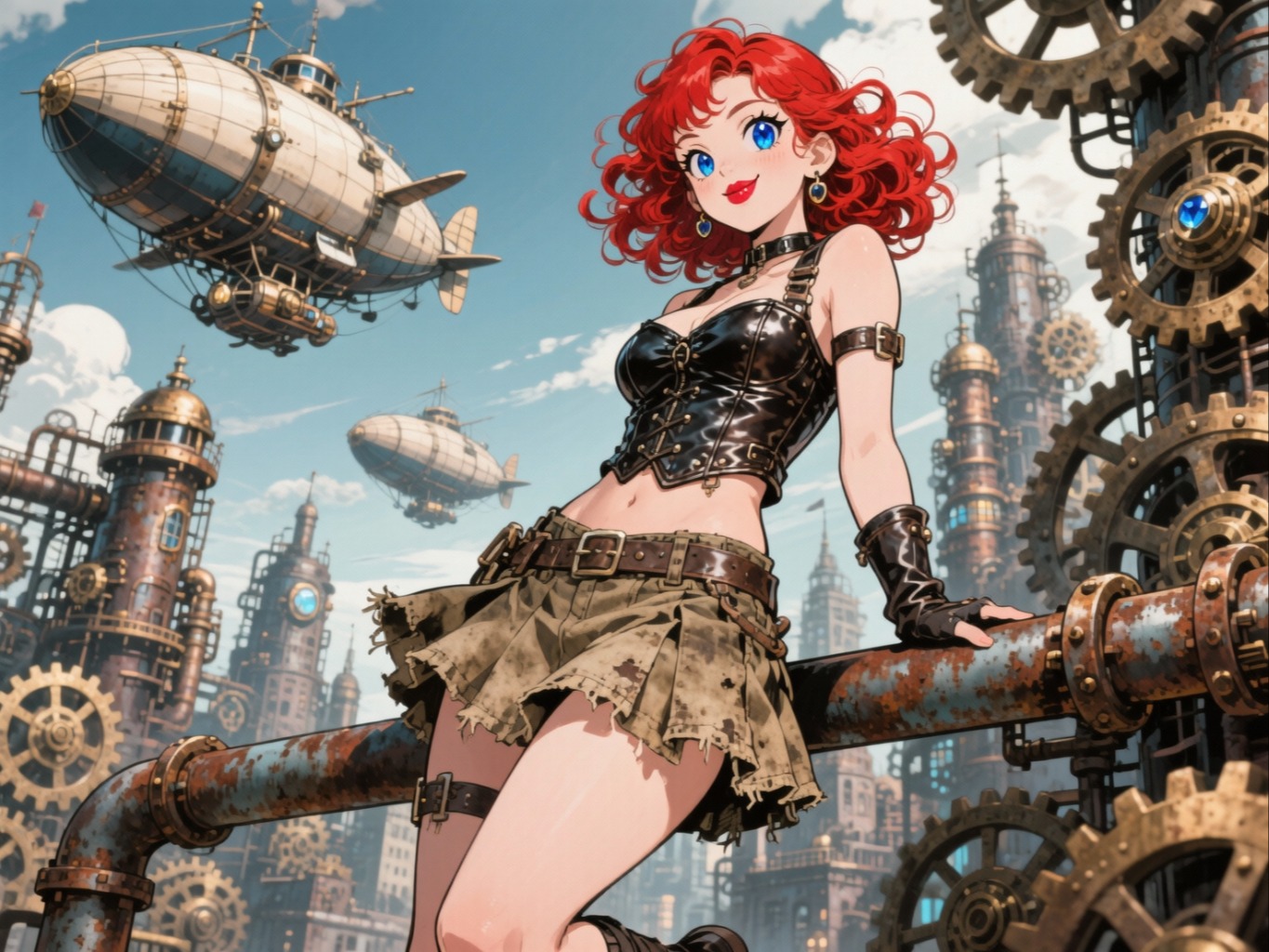 Wan 2.6 AI generated Steampunk Anime · Intricate Character – generated on vivago AI
