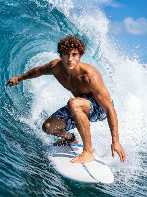 Chasing Waves AI effects generated image