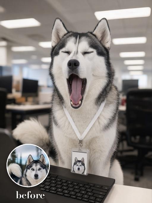 Yawn Time AI effects generated image