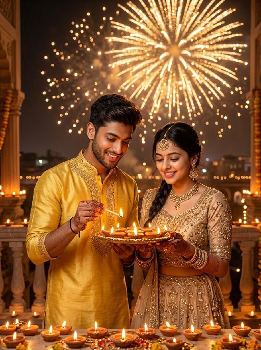 Diwali Fire AI effects generated image