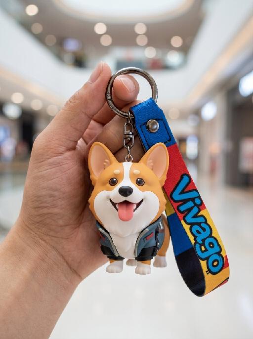 Lovely keychain AI effects generated image