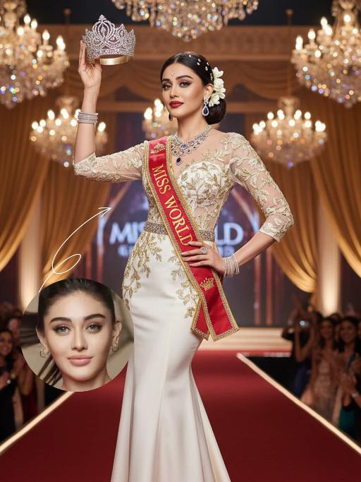 Miss World AI effects generated image