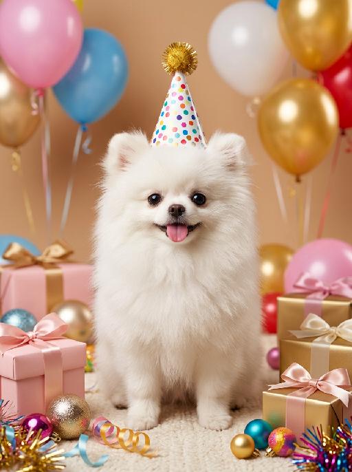 Birthday Pet AI effects generated image