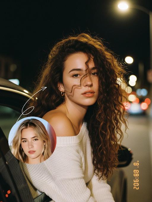 Night Chat AI effects generated image