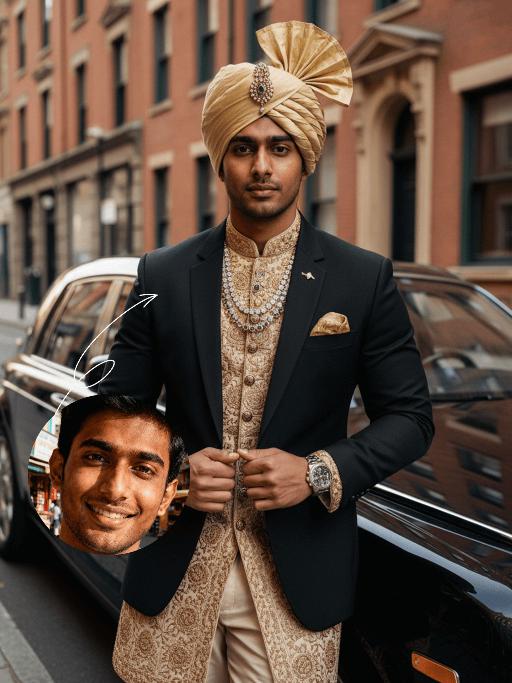 Luxury Car AI effects generated image