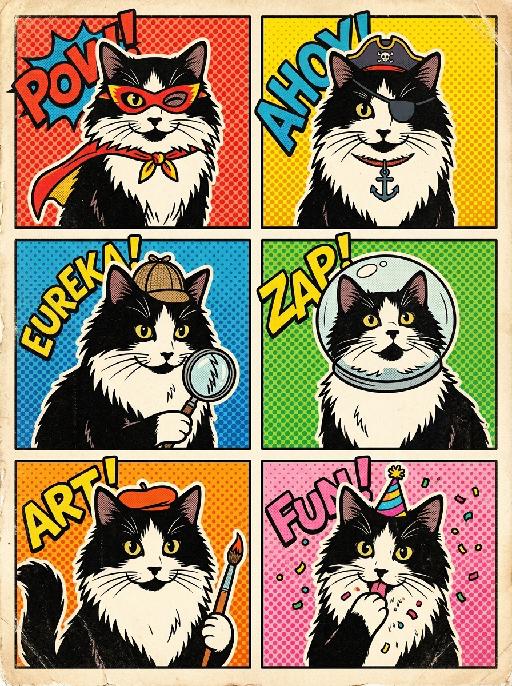 Cute Double AI effects generated image