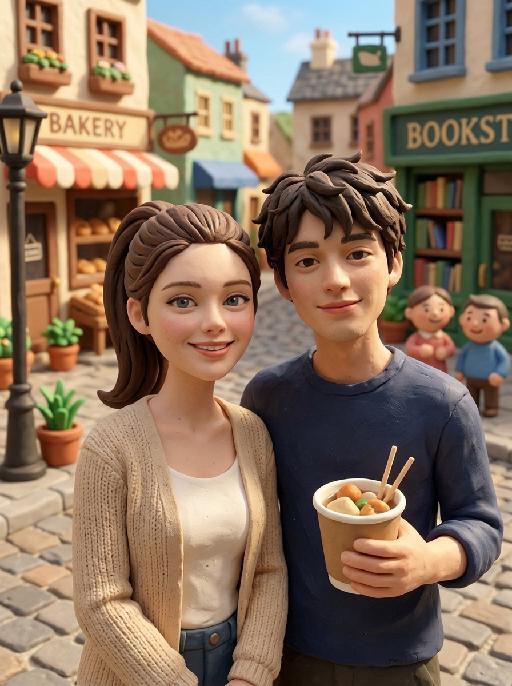 Clay Style AI effects generated image