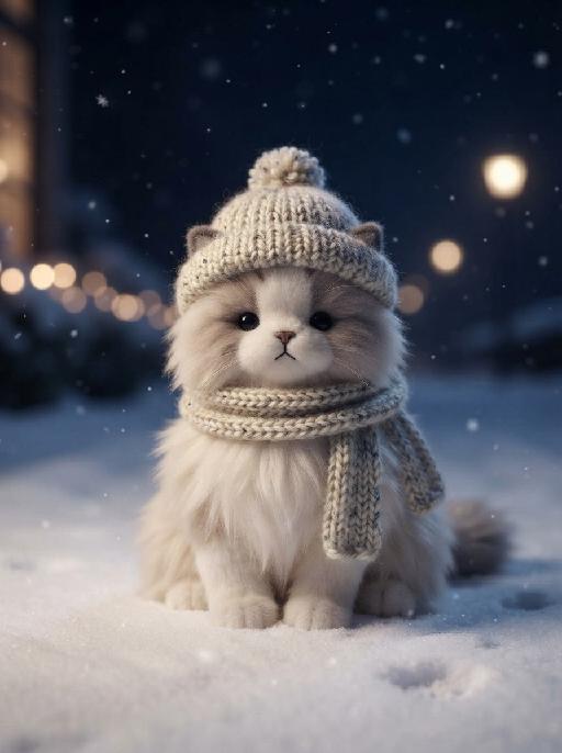 Snow Doll AI effects generated image