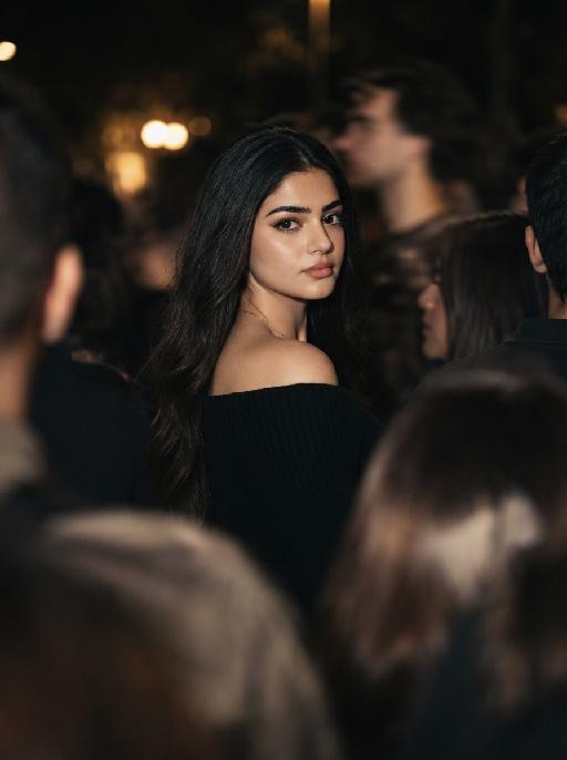 Crowd Glance AI effects generated image