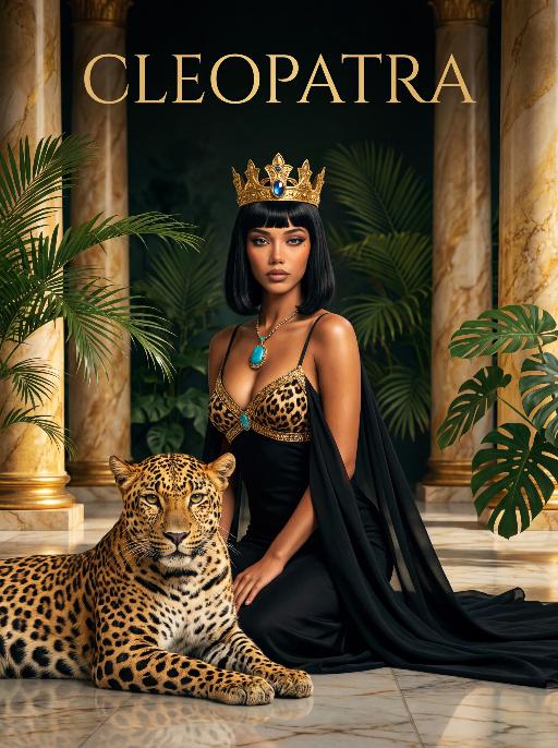 Golden Leopard AI effects generated image