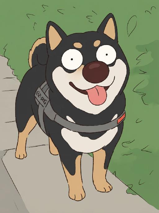 Flat Funny AI effects generated image