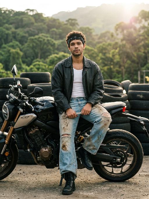 StreetBike AI effects generated image