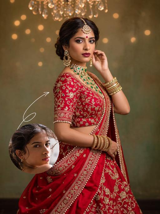 Wedding AI effects generated image
