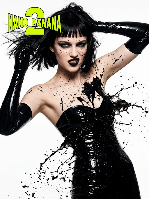 Black Paint AI effects generated image