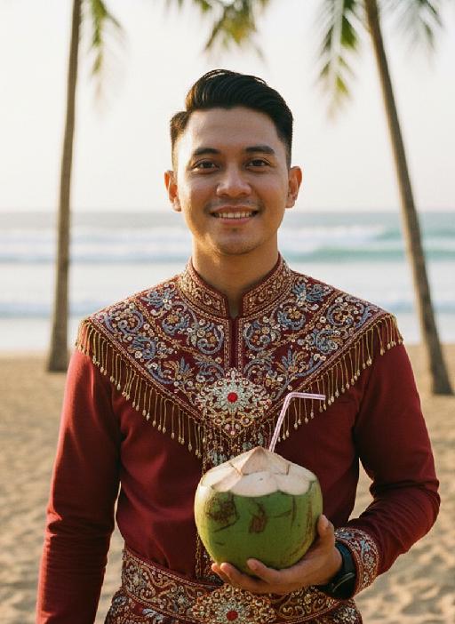 coconut AI effects generated image