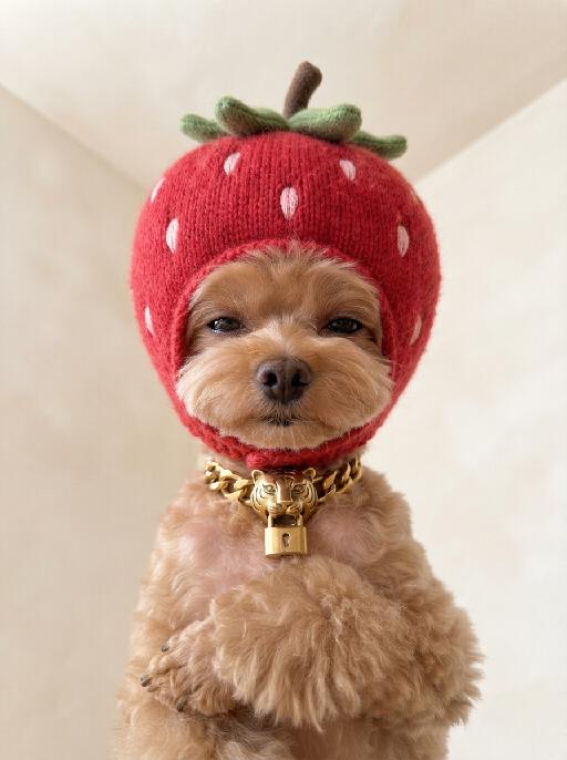 Strawberry Hat AI effects generated image