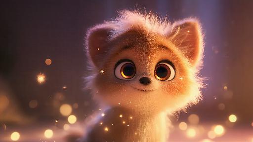 Kitten AI effects generated image