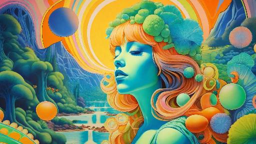 Image to Image AI effects generated image