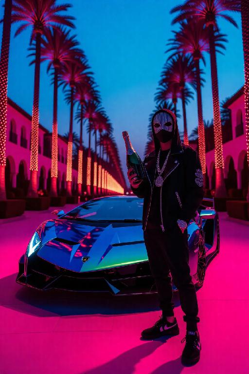 Text to Image AI effects generated image