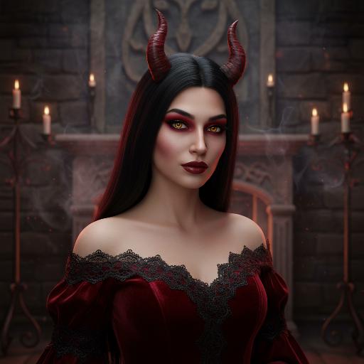 The Devil’s Elegance AI effects generated image