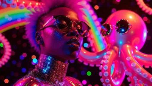 Text to Image AI effects generated image