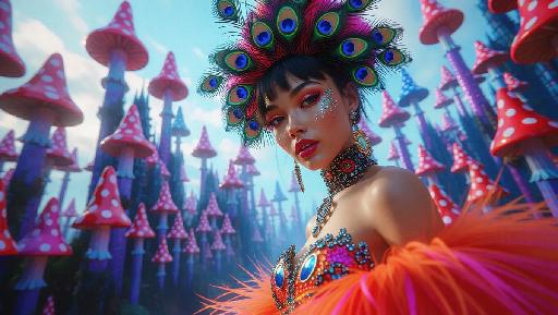 Text to Image AI effects generated image