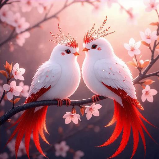Love Birds  AI effects generated image