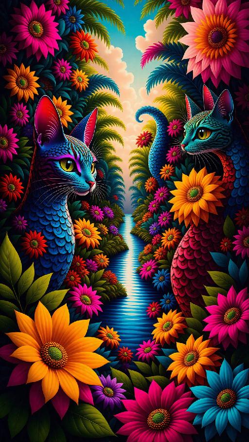 Text to Image AI effects generated image