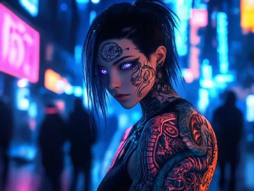 Text to Image AI effects generated image