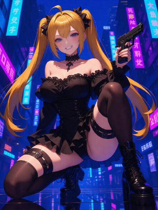 ANI THE ASSASSIN AI effects generated image