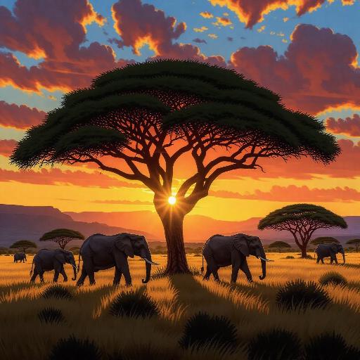 Text to Image AI effects generated image