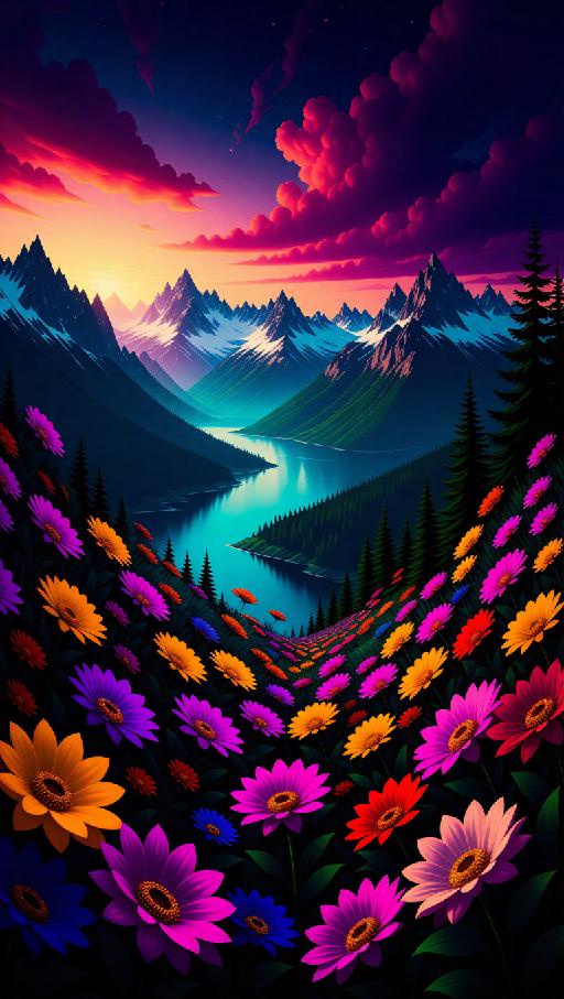 Text to Image AI effects generated image