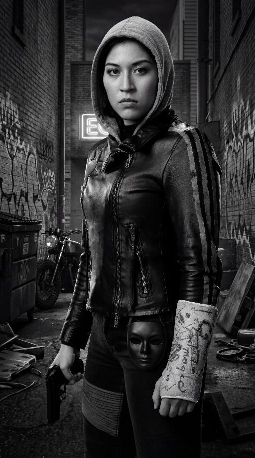 Orphan Echo Noir of Earth-1 (2) AI effects generated image