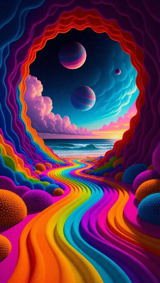 Text to Image AI effects generated image