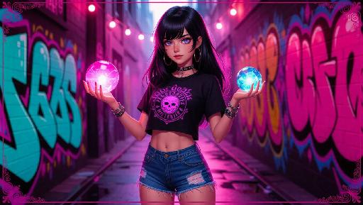 Text to Image AI effects generated image