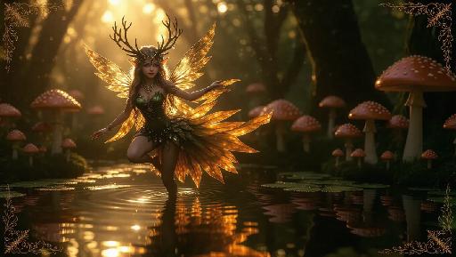 Text to Image AI effects generated image