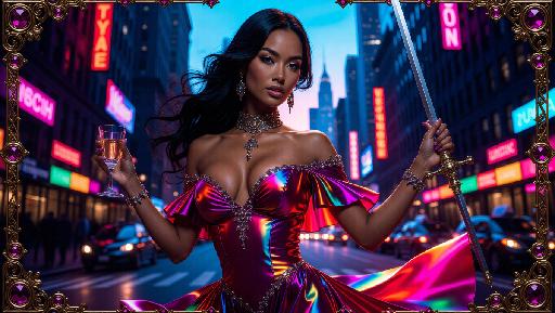 Text to Image AI effects generated image