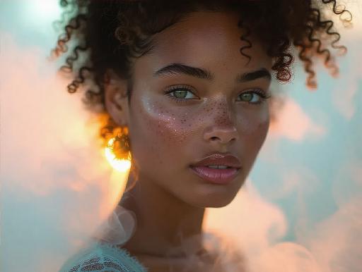 Portrait Woemn AI effects generated image