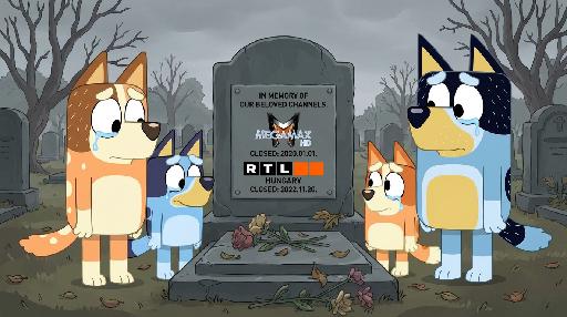 R.I.P Megamax And RTL II Hungary (2011-2020, 2012- AI effects generated image