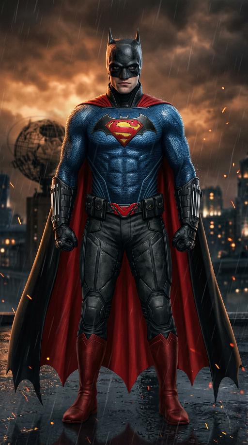 Superbat of the Future Beyond 2099 (Suit #1) AI effects generated image