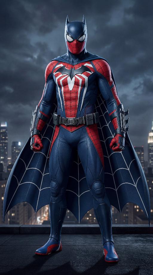 Ultimate All-Star Spider-Knight (First Suit) AI effects generated image