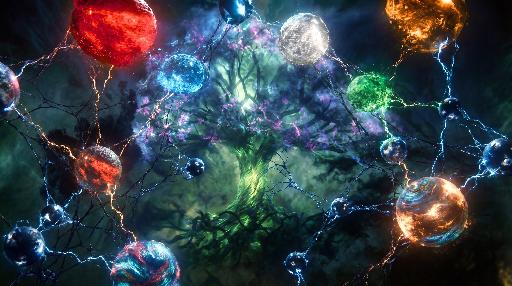 The known multiverse (2) AI effects generated image